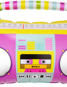 Шар (24''/61 см) Фигура, Магнитофон