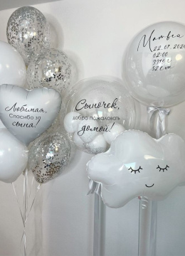 Шарики На Выписку Из Роддома № 91