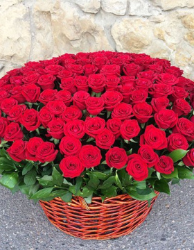 Корзина 101 роза