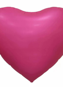 173 см Сердце Сатин Розовый
