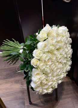 25 Эквадорских Белых Роз