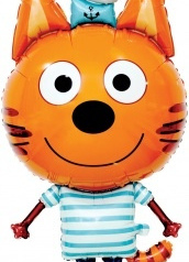 Шар (34''/86 см) Фигура, Три Кота, Коржик 