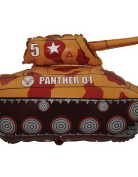 Шар (32''/81 см) Фигура, Танк, Коричневый