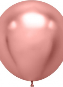 Шар (36''/91 см) Розовое золото, хром