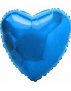 Шар (32''/81 см) Сердце, Синий