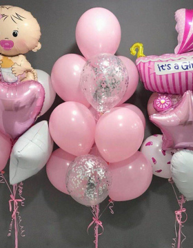 Шарики На Выписку Из Роддома №63