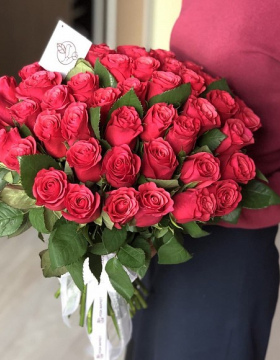 Розы Розовые 40-60 см Кения - Эквадор от