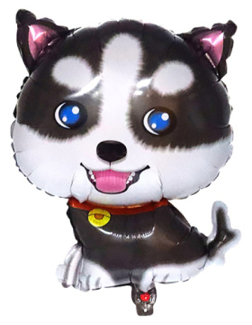 Шар (26''/66 см) Фигура, Собака Хаски