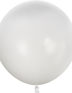  36П Белый 91 см / 512 (713) Шар С ГЕЛИЕМ 