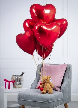 Шар Сердце Фольгированный 45 см