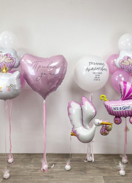 Шарики На Выписку Из Роддома № 92