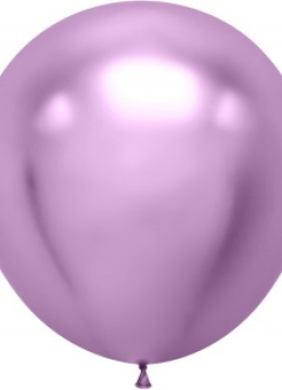 Шар (36''/91 см) Сиреневый, хром