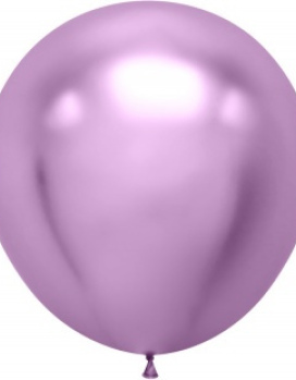 Шар (36''/91 см) Сиреневый, хром
