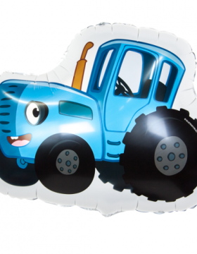 Шар (26''/66 см) Фигура, Синий трактор 