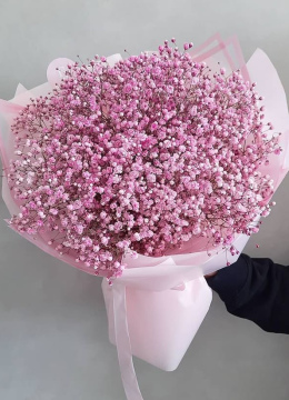 Букет Из Гипсофилы Розовой